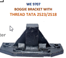 BOGGIE BRKT W/THRED TATA 2523/2518