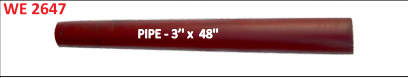 PIPE - 3' - 48'