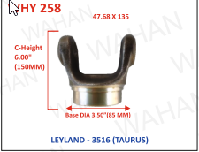 H.Y. 47.64x135 - DIA.3.5'' - EICHER