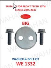 WASHER + BOLT KIT - SUITABLE FOR FRONT TEETH - 26-TH