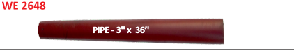 PIPE - 3'-36'