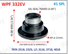 XS - P.FLANG - 41-TH x 6''-DIA