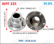 XS-FLANGE 39-TH x 75.MM