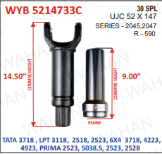 COATED-R-590-30-TH-SET-DIA-4.00-LY-14.50'' & BH-9.00''
