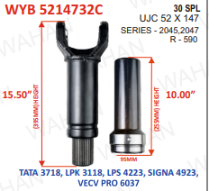 COATED-R-590-30-TH-SET-DIA-4.00-LY-15.70'' & BH-10.00''