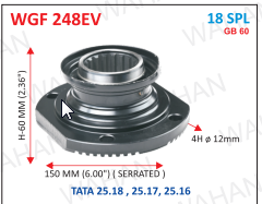 XS-18-T-G.B.FLANGE-GB.60 - EV CUT