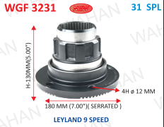 GEAR BOX FLANGE L/L.-EV CUT