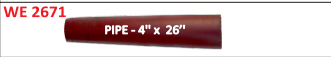 PROP. PIPE 4'' (94mm) x 26''