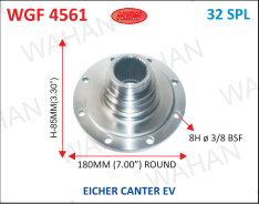 G.B.FLANGE 32-TH x 7' x 8-H x 85.MM HEIGHT -  EICHER