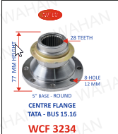 C.J.FLANGE 28-TH x 130.mm BASE X 77.mm HEIGHT x 8-H - TATA-BUS-1516