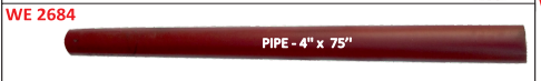 PIPE - 4'' x 75