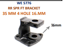 RR SPR FT BKT 35.MM 4 HOLE 16.MM