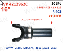 WELCH PLUG - R-403-16.00'' - ''COATED''