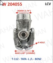 HALF YOKE ASSY SET OF 3pc C-2040-T-112-UJ-205
