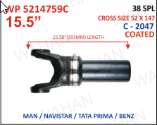 WELCH PLUG 52 X 147  38TH 15' ''COATED''