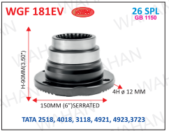 GERA BOX FLANGE SERR 6' X 4 HOLECUT TYPE