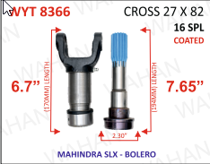 Y & T 16-TH - MAH.CRDE (UJ-27.82 - YOK 170.MM - TETH 195.MM) ''COATED''