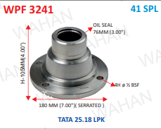 P. F. 41-THx7''- DIAx76.MM SEAL OD - HEIGHT - 110.MM