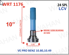 REAR TEETH 24TH  10.5'' - 3'' DIA