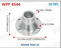 [WPF 4544] XS - PINION FLANGE - Terra.16 TH SERR X 6''