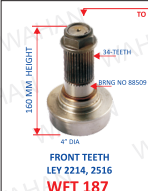 [WFT 187] C.J.TETH 34T L-2214 X 4''