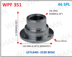 [WPF 351] XX-FLANGE 46-TH x 85.MM