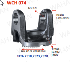 [WCH 074] XS - C.H. 42 x 129 - DIA-6''- HT-5.00''