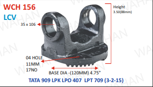 [WCH 156] XS - C.H. 35 X 106 - 120.MM BASE