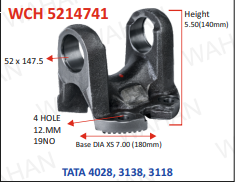 [WCH 5214741] XS - C.H. 52 x 147 - DIA-7'-HT-5.00'
