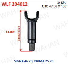 [WLF 204012] L-FORK-C-2040-34-TH-13.00''