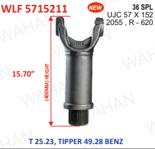 [WLF 5715211] R-620-36-TH-LONG FORK-15.70'