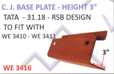[WE 3416] C.J.BASE PLATE - RSB  3.00'' HEIGHT - WE-3305