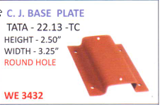[WE 3432] C.J.PLATE - 2213-TC   ROUND HOLE - WE-3323