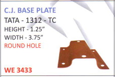 [WE 3433] C.J.PLATE - 1312-TC   ROUND HOLE - WE-3325