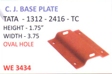 [WE 3434] C.J.PLATE - 1312-TC  OVAL HOLE - WE-3324