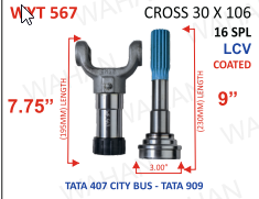 [WYT 567] YOKE & TEETH - CANTER CROSS   BEARING TYPE 88507