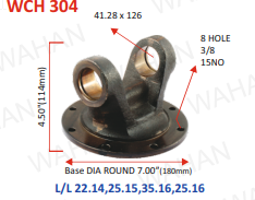 [WCH 304] C.H. 41.28 - DIA-7'' x 8-H