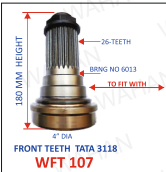 [WFT 107] F/T- 26-TH x 4''- 60.13