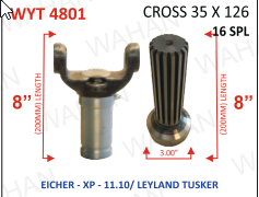 [WYT 4801] YOKE & TEETH -3.0''- DIA  EICHER - XP - 11.10