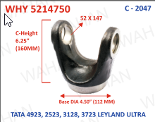 [WHY 5214750] H.Y. 52x147 - DIA-4.5'' - HT-6''