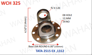 [WCH 325] C.H. 42 x 120 - DIA -6'' - 12.mm