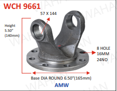 [WCH 9661] C.H. 57 x 144 - 16MM BOLT O/M.