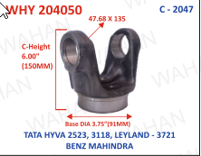 [WHY 204050] H.Y. C-2040 - DIA-91.40.mm - HT-6''