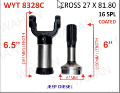 [WYT 8328C] YOK & TETH 'LONG-J' ''6'' ''COATED''