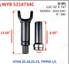 [WYB 5214734C] COATED-R-590-30-TH-SET-DIA-4.00''-LY-13.00'' & BH-8.00''