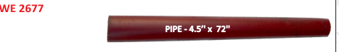 [WE 2677] PIPE - 112.MM x 72