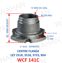 [WCF 141C] CENTRE FLANG - CUT TYPE -  46-TH x6''xOIL SEAL73.MM x HEIGHT 82.MM - T.2523/3718
