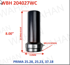[WBH 204027WC] WELCH DESIGN BARREL 34-TH  COATED - 7.75''