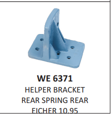[WE 6371] HELPER BRACKET RR SP RR - 10.95