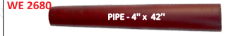 [WE 2680] PIPE 4'' (94mm) X 42''